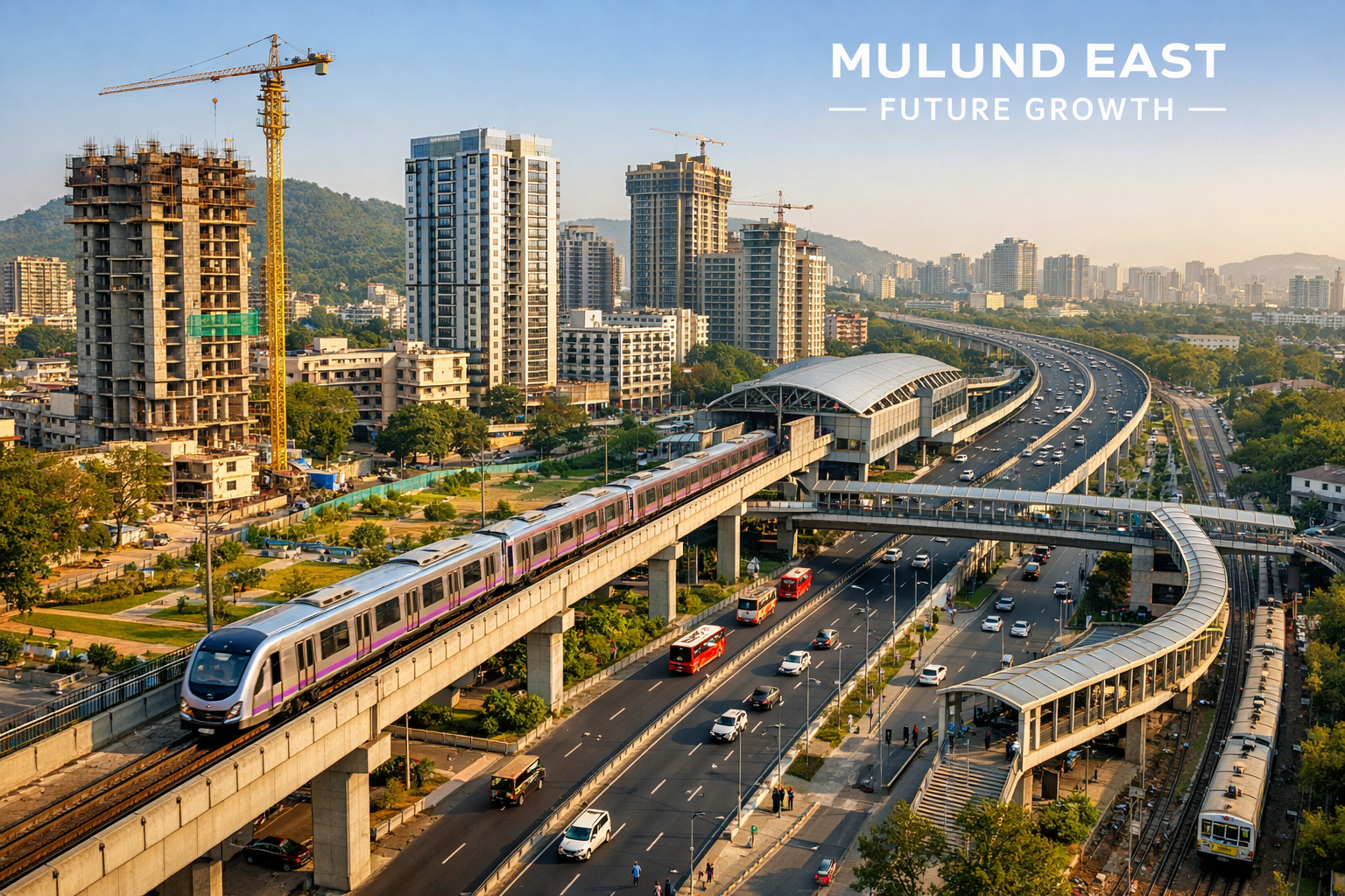 Infrastructure and metro development supporting future growth in Mulund East